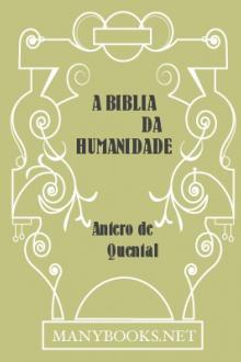 A Biblia da Humanidade by Antero de Quental