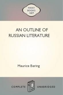 An Outline of Russian Literature by Maurice Baring