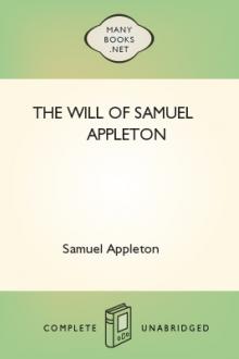 The Will of Samuel Appleton by Samuel Appleton
