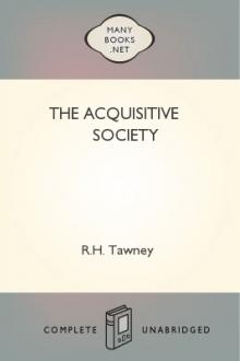 The Acquisitive Society by R. H. Tawney