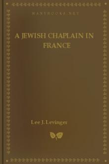 A Jewish Chaplain in France by Lee J. Levinger