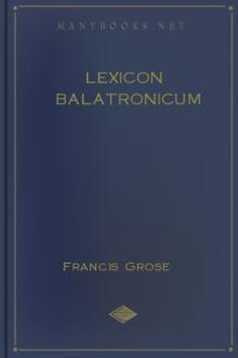 Lexicon Balatronicum by Francis Grose