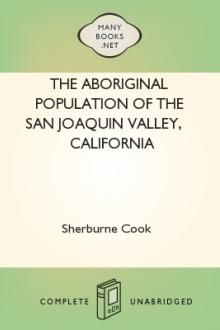 The Aboriginal Population of the San Joaquin Valley, California by S. F. Cook