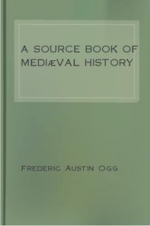 A Source Book of Mediæval History by Unknown