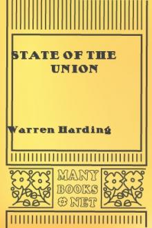 State of the Union by Warren Harding