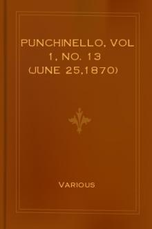 Punchinello, vol 1, no. 13 (June 25,1870) by Various Authors