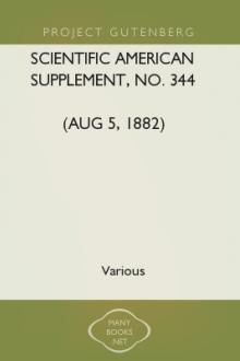 Scientific American Supplement, No. 344 (Aug 5, 1882) by Various Authors