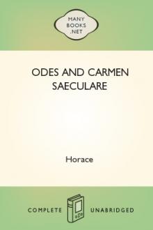 Odes and Carmen Saeculare by Horace