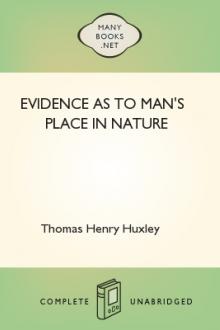 Evidence as to Man's Place In Nature by Thomas Henry Huxley
