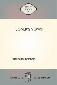 Lover's Vows by August von Kotzebue, Mrs. Inchbald