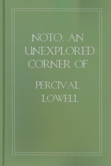 Noto, An Unexplored Corner of Japan by Percival Lowell