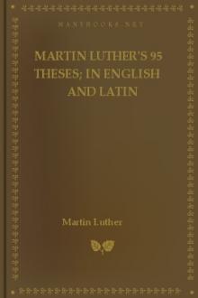 Martin Luther's 95 Theses; in English and Latin by Martin Luther