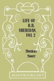 Life of R.B. Sheridan, vol 2  by Thomas Moore