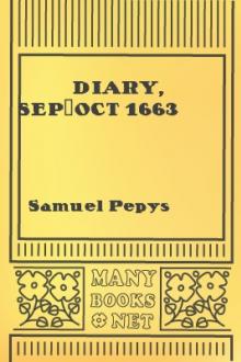 Diary, Sep/Oct 1663 by Samuel Pepys