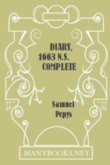 Diary, 1663 N.S. Complete by Samuel Pepys