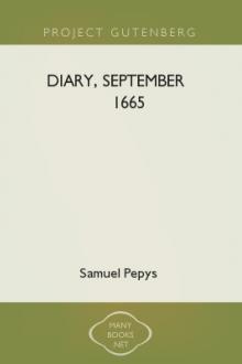 Diary, September 1665 by Samuel Pepys