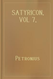 Satyricon, vol 7, Marchena Notes by Petronius