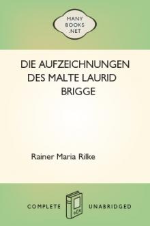 Die Aufzeichnungen des Malte Laurid Brigge  by Rainer Maria Rilke