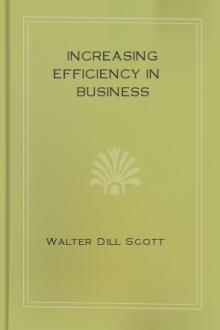 Increasing Efficiency In Business by Walter Dill Scott