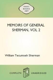 Memoirs of General Sherman, vol 2 by William Tecumseh Sherman
