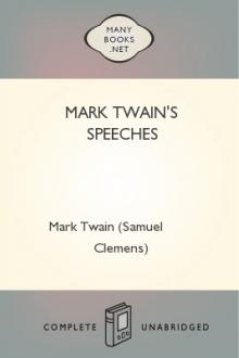 Mark Twain's Speeches by Mark Twain