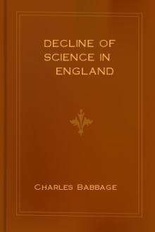 Decline of Science in England by Charles Babbage