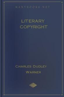 Literary Copyright by Charles Dudley Warner