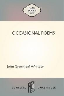 Occasional Poems by John Greenleaf Whittier