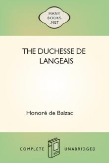 The Duchesse de Langeais by Honoré de Balzac