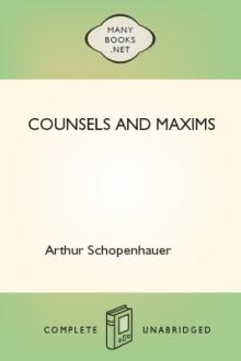 Counsels and Maxims by Arthur Schopenhauer