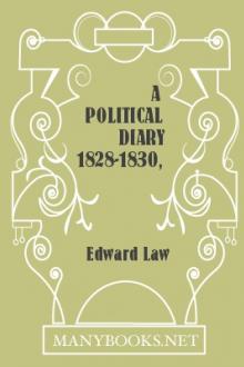A Political Diary 1828-1830, Volume II by Edward Law