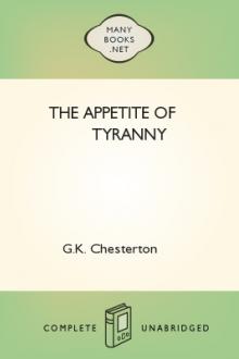 The Appetite of Tyranny by G. K. Chesterton