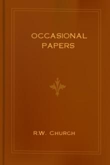 Occasional Papers by R. W. Church