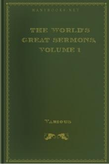The World's Great Sermons, Volume 1 by Unknown