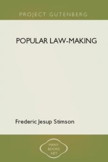 Popular Law-making by Frederic Jesup Stimson