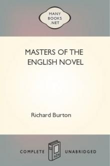 Masters of the English Novel by Richard Burton