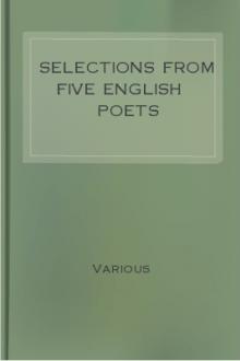 Selections from Five English Poets by Unknown