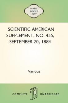 Scientific American Supplement, No. 455, September 20, 1884 by Various
