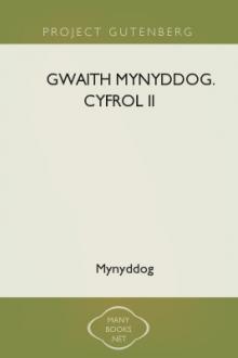 Gwaith Mynyddog. Cyfrol II by Mynyddog