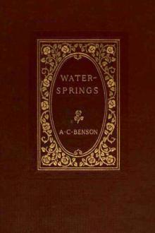 Watersprings by Arthur Christopher Benson