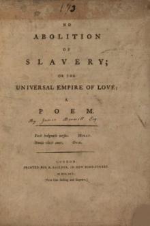 No Abolition of Slavery by James Boswell