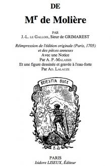 La Vie de M. de Molière by Jean-Léonor Le Gallois de Grimarest
