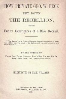 How Private George W. Peck Put Down The Rebellion by George W. Peck