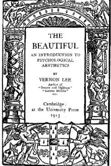 The Beautiful by Vernon Lee