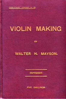 Violin Making by Walter H. Mayson