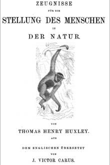 Zeugnisse für die Stellung des Menschen in der Natur by Thomas Henry Huxley
