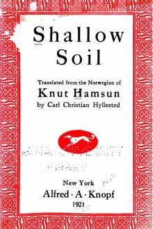 Shallow Soil  by Knut Hamsun