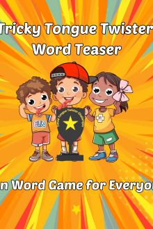 Tricky Tongue Twister Word Teaser: Fun Word Game for Everyone